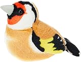 Wild Republic - Aves, Jilguero con sonidos reales peluche, 13 - 16 cm (19486)
