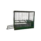 Complementosparaaves - Jaula de reclamo C2 Verde Camuflaje, con cajón y Rejilla