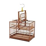 Liudan Jaula de Pájaros El púrpura Beat Cage Paso Bord Bord Bird Mantenga la Jaula Acacia Pájaro Gorrión Pájaro